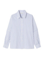 American Vintage CHEMISE LONGUE AMPLE ML COL BOUTONNE RAYEE