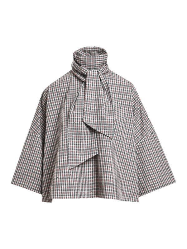 Essentiel Antwerp KEFIR PUSSY BOW TIE TOP
