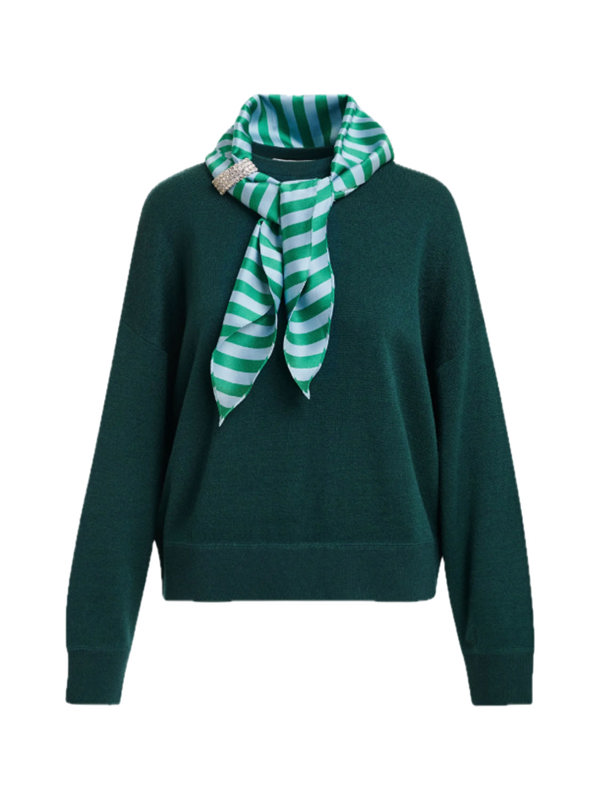 Essentiel Antwerp KURTIS PULLOVER WITH SCARF