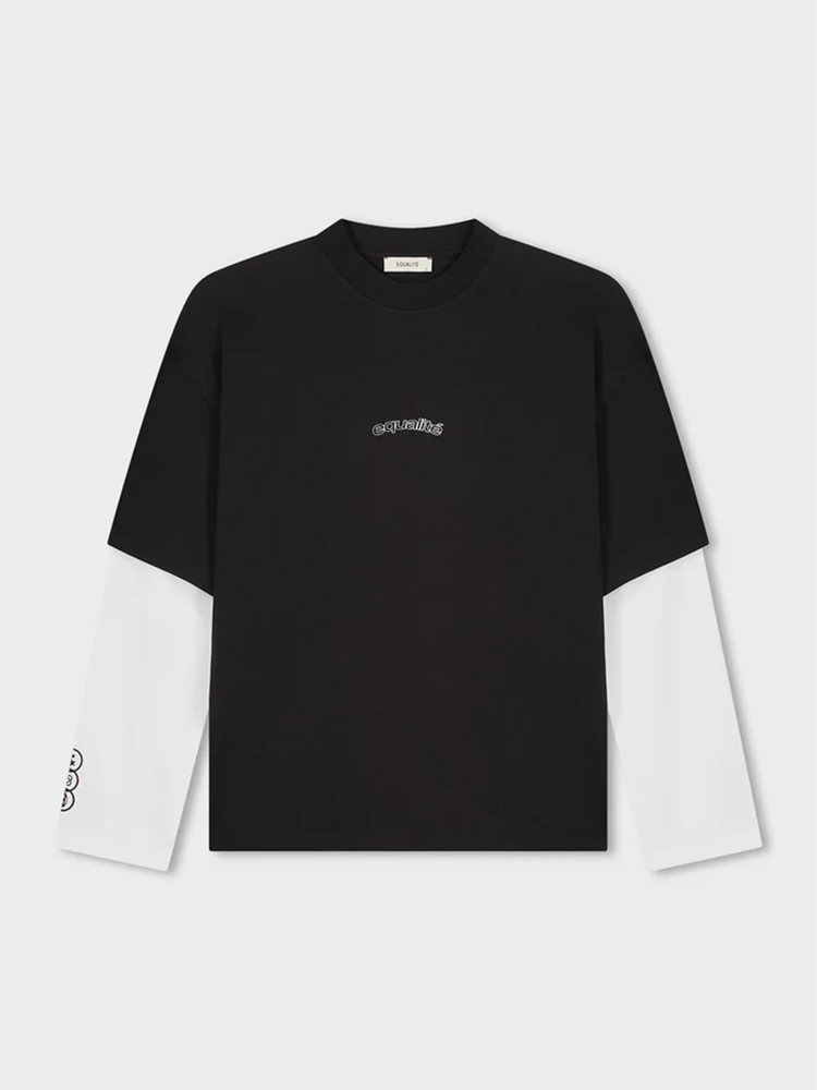 Equalite ETIENNE DOUBLE LAYER LONGSLEEVE TEE