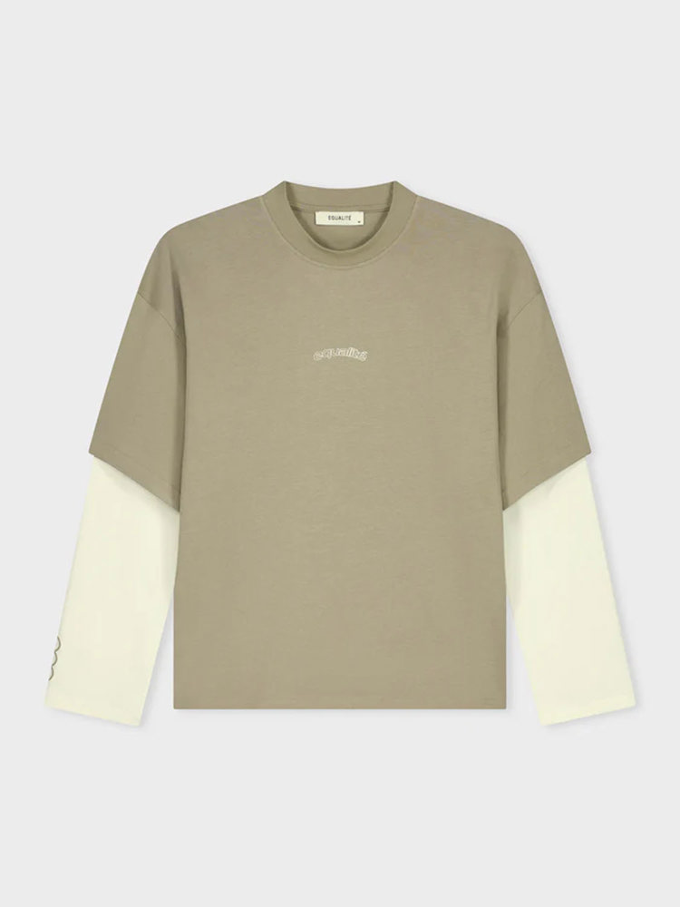 Equalite ETIENNE DOUBLE LAYER LONGSLEEVE TEE